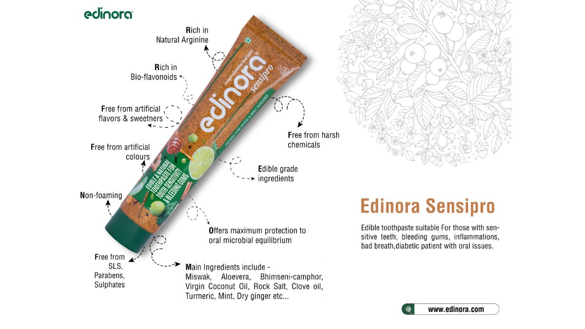 Discover Next-Gen Oral Care with Edinora’s Edible Grade Toothpaste, Loved by Over 1 Lakh People Discover Next-Gen Oral Care with Edinora’s Edible Grade Toothpaste, Loved by Over 1 Lakh People